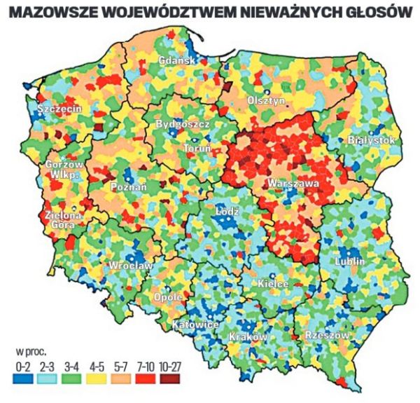 Dobrze głosują tylko wyborcy PSL